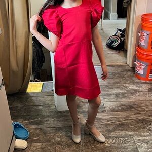 Red Cocktail Kids Dress
